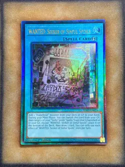 Yugioh WANTED: Seeker of Sinful Spoils RA03-EN074 Prismatic Ultimate 1st Ed NM - Image 1