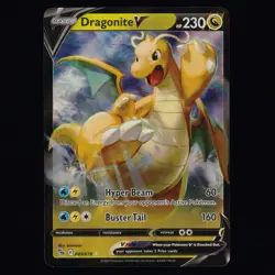 Dragonite V 049/078 Pokemon GO Holo V Rare Pokemon TCG LP - Image 1