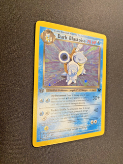 Dark Blastoise 3/82 1st Edition Team Rocket Holo Rare MP - Pokemon Card - Image 2