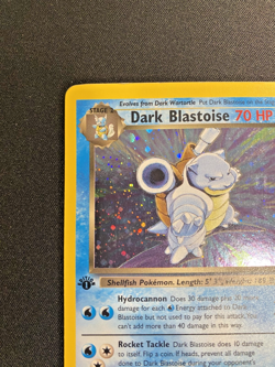 Dark Blastoise 3/82 1st Edition Team Rocket Holo Rare MP - Pokemon Card - Image 4