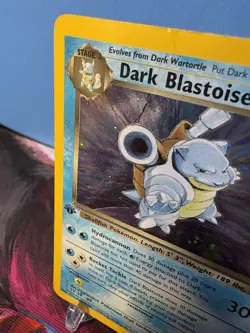 Dark Blastoise Team Rocket 3/82 Holo 1st Edition Holo Rare Pokemon TCG - Image 2