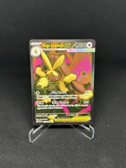 Pokemon TCG Phantasmal Flames Ultra Rare Mega Lopunny Ex 115/094 English - Image 1