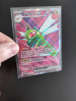 Pokemon TCG Yanmega EX Destined Rivals Ultra Rare Full Art Holo Card 206/182 - Image 3