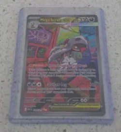 Pokemon TCG Card Ascended Heroes 285/217 Mega Scrafty EX IR Holo Full Art NM/M - Image 1