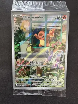Charmander 2023 Scarlet & Violet Full Art Holo 044 Pokemon Card NM Sealed - Image 1