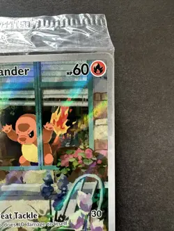 Charmander 2023 Scarlet & Violet Full Art Holo 044 Pokemon Card NM Sealed - Image 3