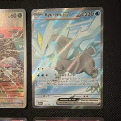 Pokemon TCG Black Bolt Holo 4-Card Lot Kyurem EX Meloetta EX Karrablast IR - Image 4