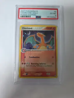 Pokemon TCG Charizard EX Power Keepers Holo Card 6/108 Swirl - Image 2