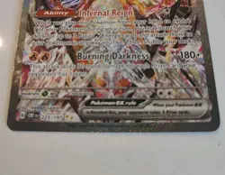 Pokemon TCG Charizard EX Card Obsidian Flames. 223/197. Holo. 2023 - Image 3