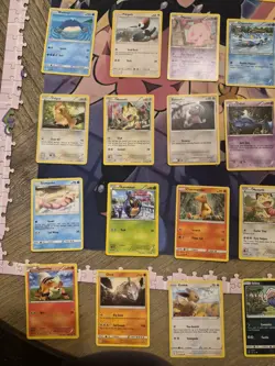 Pokemon TCG Bulk Lot 101 Cards+ FS Booster Pack. 30 C,35 UC,20 R, 15 H/RH + 1 EX - Image 2