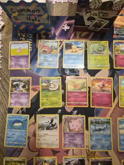 Pokemon TCG Bulk Lot 101 Cards+ FS Booster Pack. 30 C,35 UC,20 R, 15 H/RH + 1 EX - Image 4