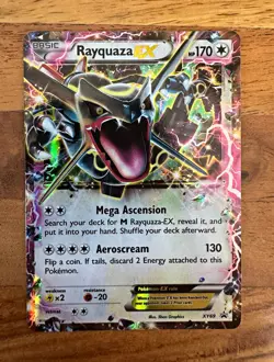 The Pokemon Company Rayquaza EX (Shiny) XY69 XY Holo Promo Card English 2014 - Image 1