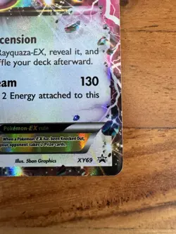 The Pokemon Company Rayquaza EX (Shiny) XY69 XY Holo Promo Card English 2014 - Image 5