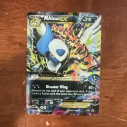 M Absol EX XY Promo XY63 Mega Full Art Holo 210 HP English Pokemon TCG - Image 1