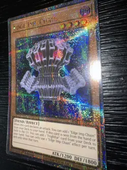 Edge Imp Chain (Quarter Century Secret Rare) RA04-EN014 Quarter Century Stampede - Image 2