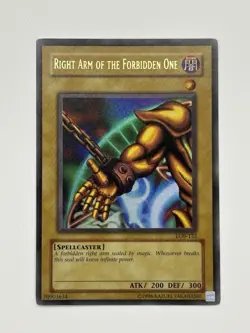 Right Arm of the Forbidden One LOB-122 The Legend of Blue Eyes White Dragon... - Image 1
