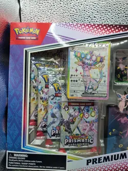 Pokemon TCG Scarlet Violet Prismatic Evolutions Premium Figure Collection SEALED - Image 2