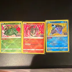 Pokemon TCG Pokemon GO Radiant Holo Lot (3) Venusaur Charizard Blastoise - Image 1