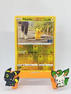 Pikachu 027/078 Pokemon GO Reverse Holo Pokemon TCG Trading Card - Image 1