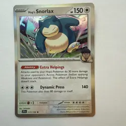 Snorlax 4 Card Lot ~Cute cards~ Pokemon TCG - 2 Reverse Holo & 1 Holo - Image 2