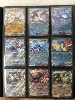 Pokemon TCG Binder Bundle 31 ex 3 V 2 VMAX 1 GX 35 Holo Reverse Holo Cards - Image 2