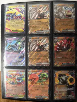 Pokemon TCG Binder Bundle 31 ex 3 V 2 VMAX 1 GX 35 Holo Reverse Holo Cards - Image 4