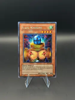 2004 Yu-Gi-Oh! Slate Warrior WC4-003 Prismatic Secret Rare - Image 1