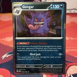 Pokemon Card Gengar Holo Perfect Order Rare 050/088 Near Mint - Image 1