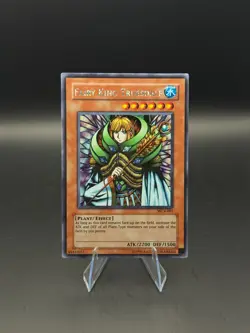 2004 Yu-Gi-Oh! Fairy King Truesdale WC4-001 Prismatic Secret Rare - Image 1
