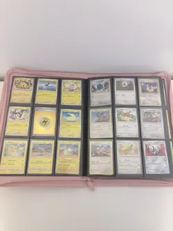 Pink Vault x 9 Page Binder with 330 Cute & Pink Pokemon TCG Cards - Bundle Lot - Image 1