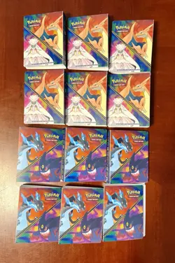 X12 Pokemon TCG Mini Portfolio Lot - Gengar Charizard - Hold 60 Cards Per Binder - Image 1