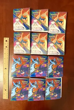 X12 Pokemon TCG Mini Portfolio Lot - Gengar Charizard - Hold 60 Cards Per Binder - Image 2