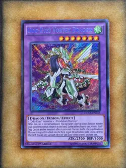 Yugioh Odd-Eyes Vortex Dragon DOCS-EN045 Secret Rare 1st Ed NM - Image 1