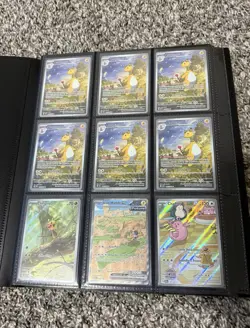 Pokemon Binder Lot Mixed Cards SEND OFFERS - Image 1