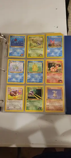 Pokemon 200+ Card Lot Binder Base Set Through Neo Destiny Some Holo/1st Editions - Image 2