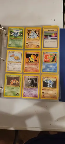 Pokemon 200+ Card Lot Binder Base Set Through Neo Destiny Some Holo/1st Editions - Image 4