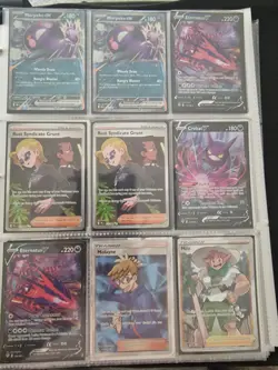 Pokemon TCG Binder Card Lot Pikachu Lugia Gengar Team Rocket Fossil Holo - Image 4