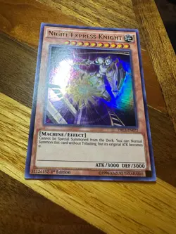 Night Express Knight DRL3-EN072 1st Edition Ultra Rare PL + BONUS - Image 1