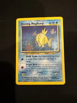 Pokemon Shining Magikarp 66/64 Neo Revelation Holo Secret Rare English LP - Image 1