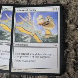 MTG 6 Annud, 12 Sphere of Puity & 9 Raise the Alarm Mirrodin 21 card set NM - Image 2