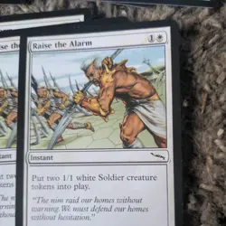 MTG 6 Annud, 12 Sphere of Puity & 9 Raise the Alarm Mirrodin 21 card set NM - Image 3