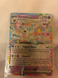 Pokemon TCG Sylveon EX Prismatic Evolutions Double Rare Holo Card 41/131 - Image 1
