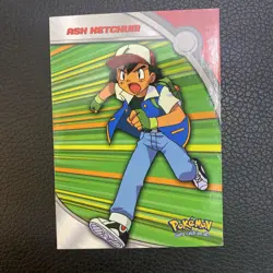 2000 Topps Pokemon TV Animation Series 2 #HV1 Ash Ketchum Card NON HOLO - Image 1