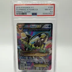 Pokemon Primal Kyogre EX 149/160 XY Primal Clash Full Art Ultra Rar Holo PSA 8.5 - Image 1