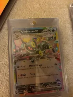 Pokemon TCG Umbreon EX 60/131 Double Rare Holo Card Prismatic Evolutions - Image 1