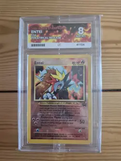 Entei 34 Black Star Promo 2001 Ace Graded 8 🔥 Pokemon TCG WOTC - Image 1