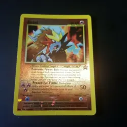 Entei - Black Star Promo - #34- HOLO WITH SWIRL- LP Pokemon card Vintage WOTC - Image 1