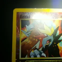 Entei - Black Star Promo - #34- HOLO WITH SWIRL- LP Pokemon card Vintage WOTC - Image 2