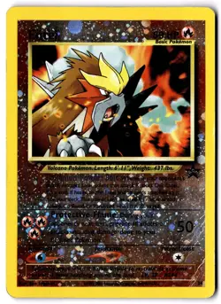 Entei 34 Promo Wizards Black Star Promos Pokemon Reverse Holo - Image 1