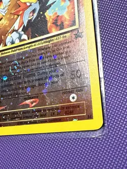 1995 Pokemon Black Star Promo Reverse Holo #34 Entei LP Original Owner - Image 4